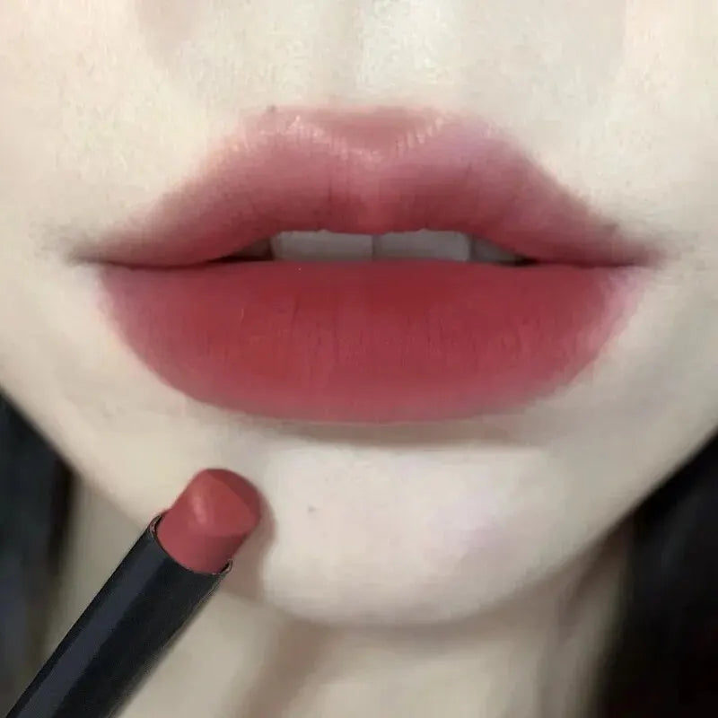 Lápiz labial mate HERORANGE TX010: resistente al agua y al sudor, 2 en 1 para labios y mejillas