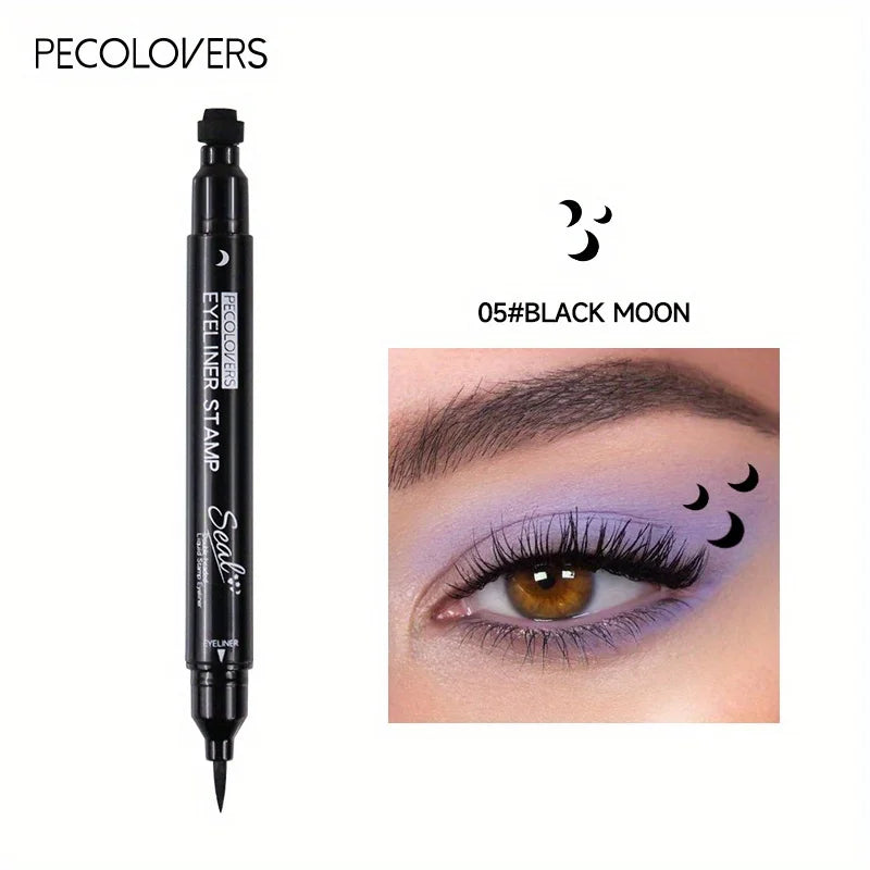 LuxuryGlow 7-in-1 Eyeliner Stamp Pen – Double-Ended, Waterproof, Fast-Drying