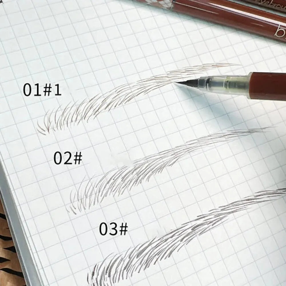 BIYA 0.01mm Ultra Fine Eyebrow Pen – Waterproof, Smudge-Proof & Natural Finish by BIYA