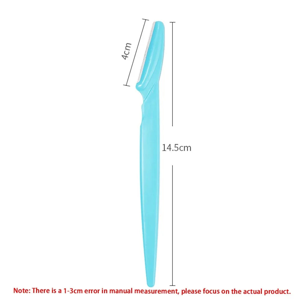 LuxuryGlow 5/10/20Pcs Eyebrow & Face Razors for Women & Men – Safe Hair Trimmer with Protective Cover