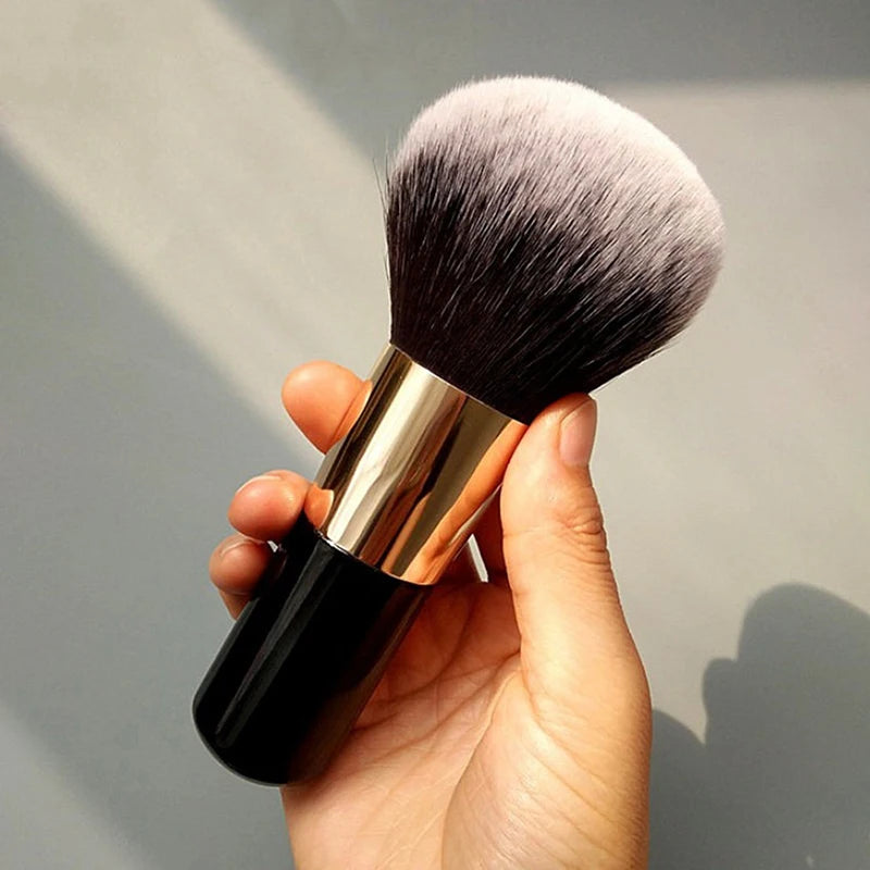 LuxuryGlow Large Soft Foundation & Blush Makeup Brush – Big Size Face Brush