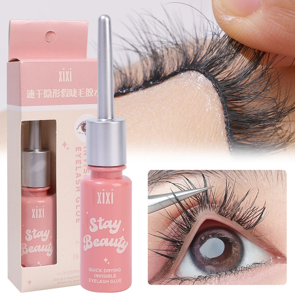 LuxuryGlow Quick Dry Invisible False Eyelash Glue – Transparent, Waterproof & Long-Lasting