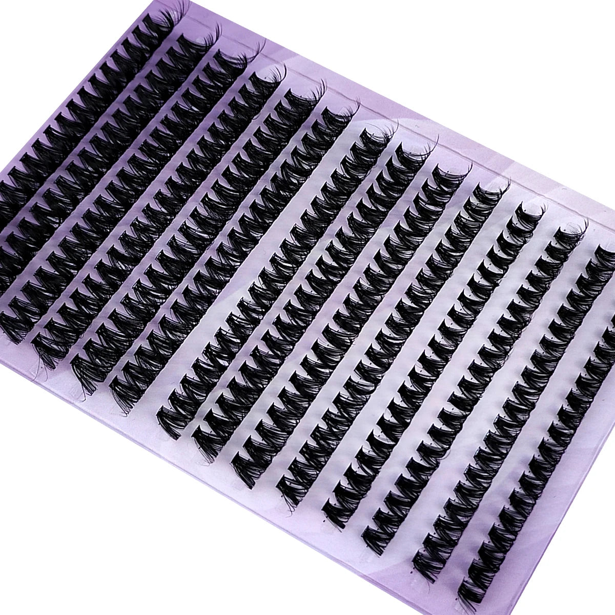 HBZGTLAD 280 paquetes de extensiones de pestañas de visón 3D 60D/80D: pestañas ultrafinas en racimo para hacer tú mismo
