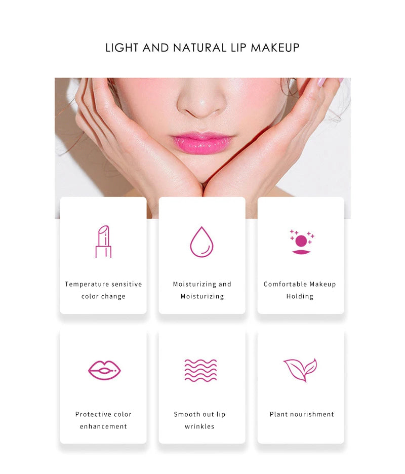 Labial de gelatina Starry Sky de DAIMANPU | Bálsamo labial hidratante que cambia de color