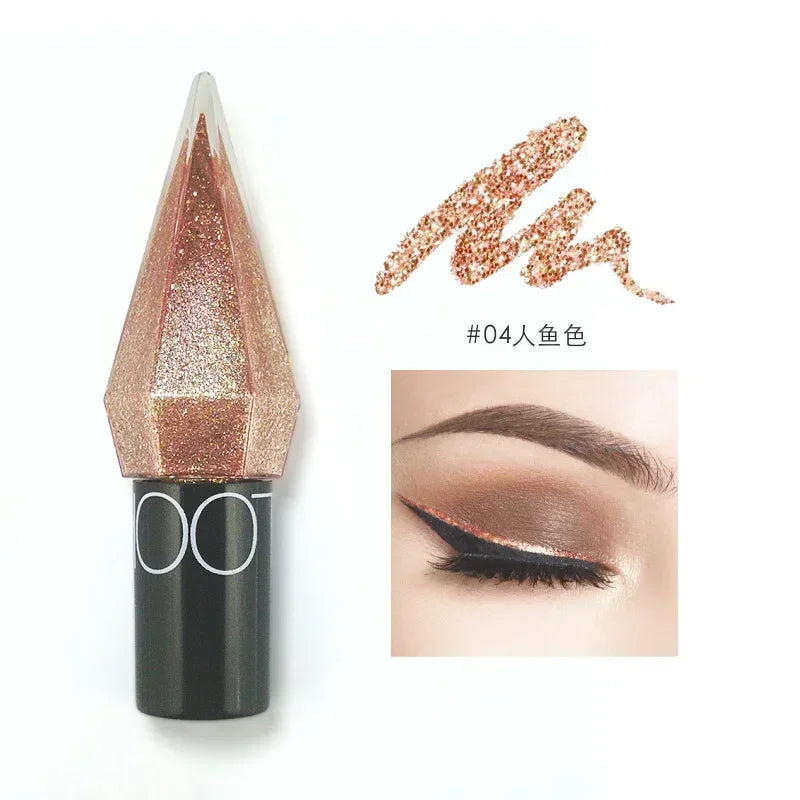 SAKSRAAR Diamond Glitter Eyeliner & Eyeshadow – Waterproof, Shimmer, Long-Lasting (2.5g)