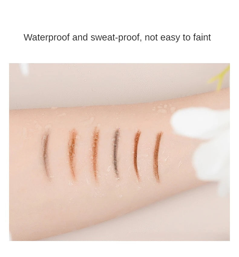 LuxuryGlow 2-in-1 Waterproof Eyebrow Pencil — Long-Lasting with Brow Brush (5 Colors)