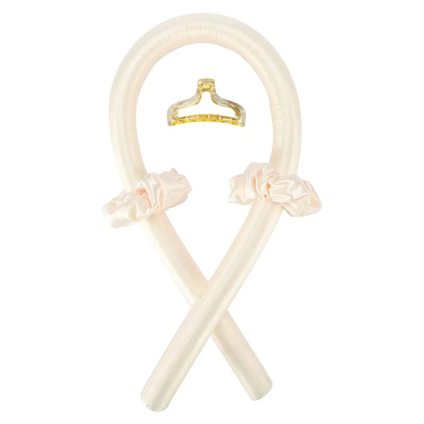 Diadema con rizador sin calor LuxuryGlow: rizos suaves y elásticos sin dañarlos