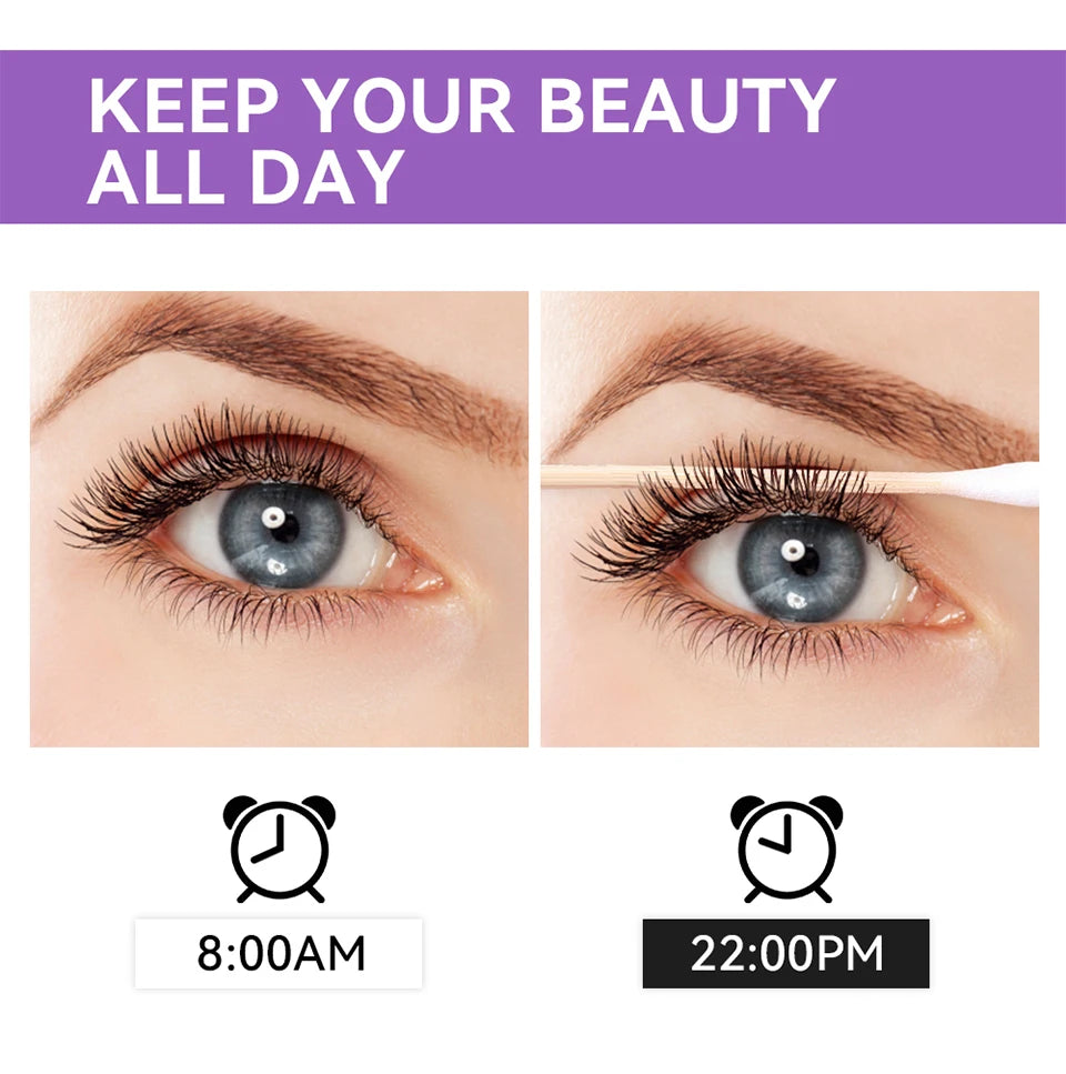 ibcccndc 5D Waterproof Fiber Mascara – Lengthening, Volumizing & Curling