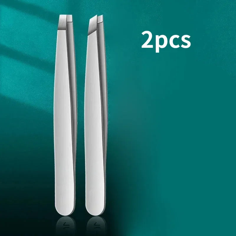 RUZOFO Precision Stainless Steel Tweezers – Eyebrow, Splinter & Ingrown Hair Removal Tool