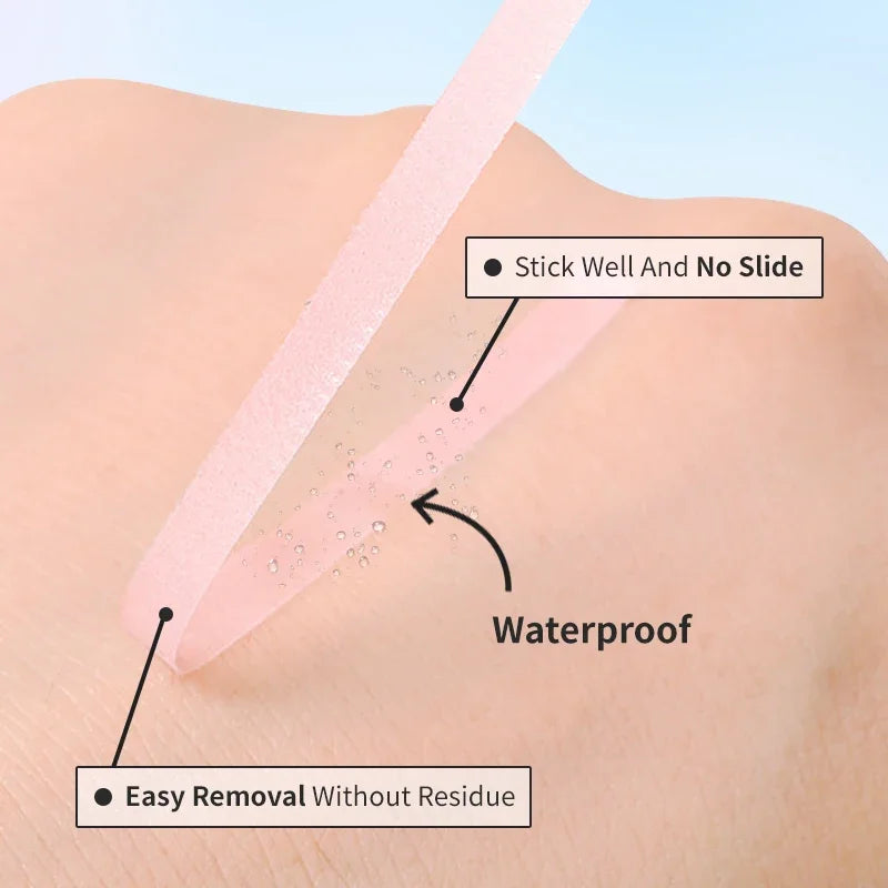 شريط HUAZDS Micropore Lash لتمديدات الرموش - مجموعة لفات من 5/10 قطع