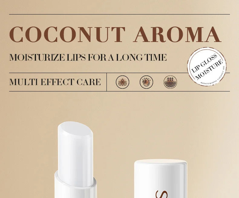 Bálsamo labial de coco con vitamina C de SADOER: tratamiento hidratante y reparador con aloe para labios de SADOER