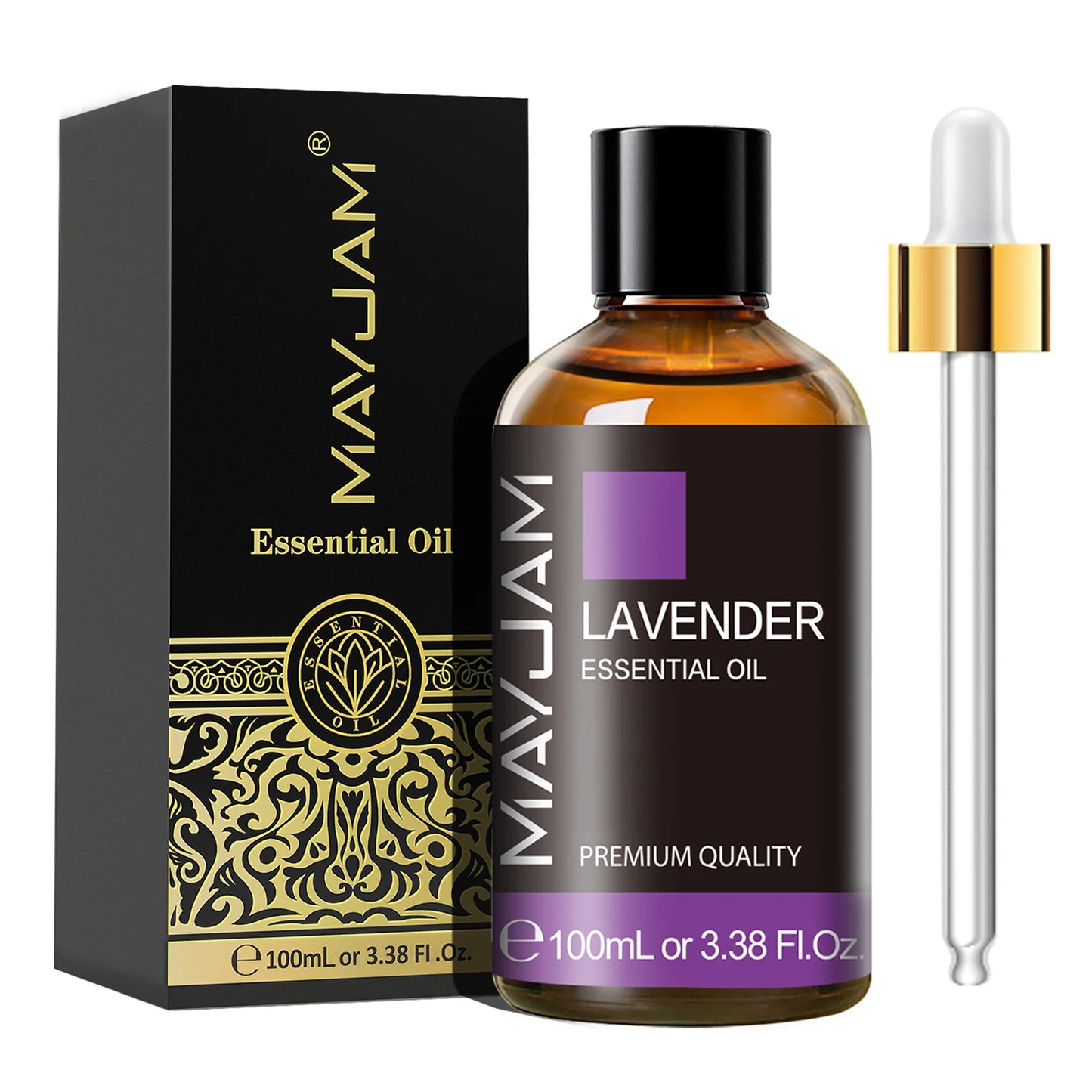 زيت مايجام العطري النقي - ١٠٠ مل - زيت عطري للاستخدام مع أجهزة الترطيب والتوزيع (اللافندر، النعناع، الورد، الفانيليا، البرغموت)