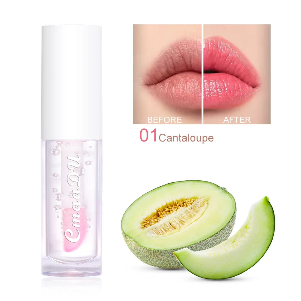 CMAADU 6-in-1 Color-Changing Lip Gloss Set – Fruity, Long-Lasting & Hydrating
