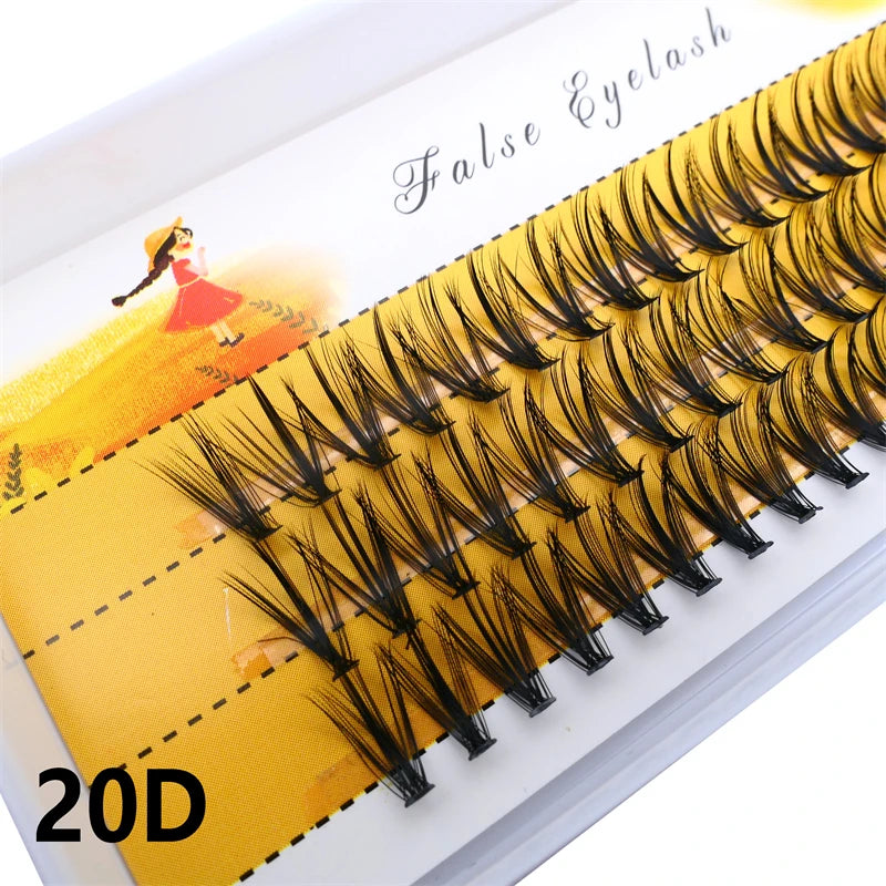 رموش صناعية من مجموعة LuxuryGlow، 60 مجموعة، 20D/30D، مصنوعة من فرو المنك، طبيعية، ثلاثية الأبعاد، كثيفة، مصنوعة يدويًا