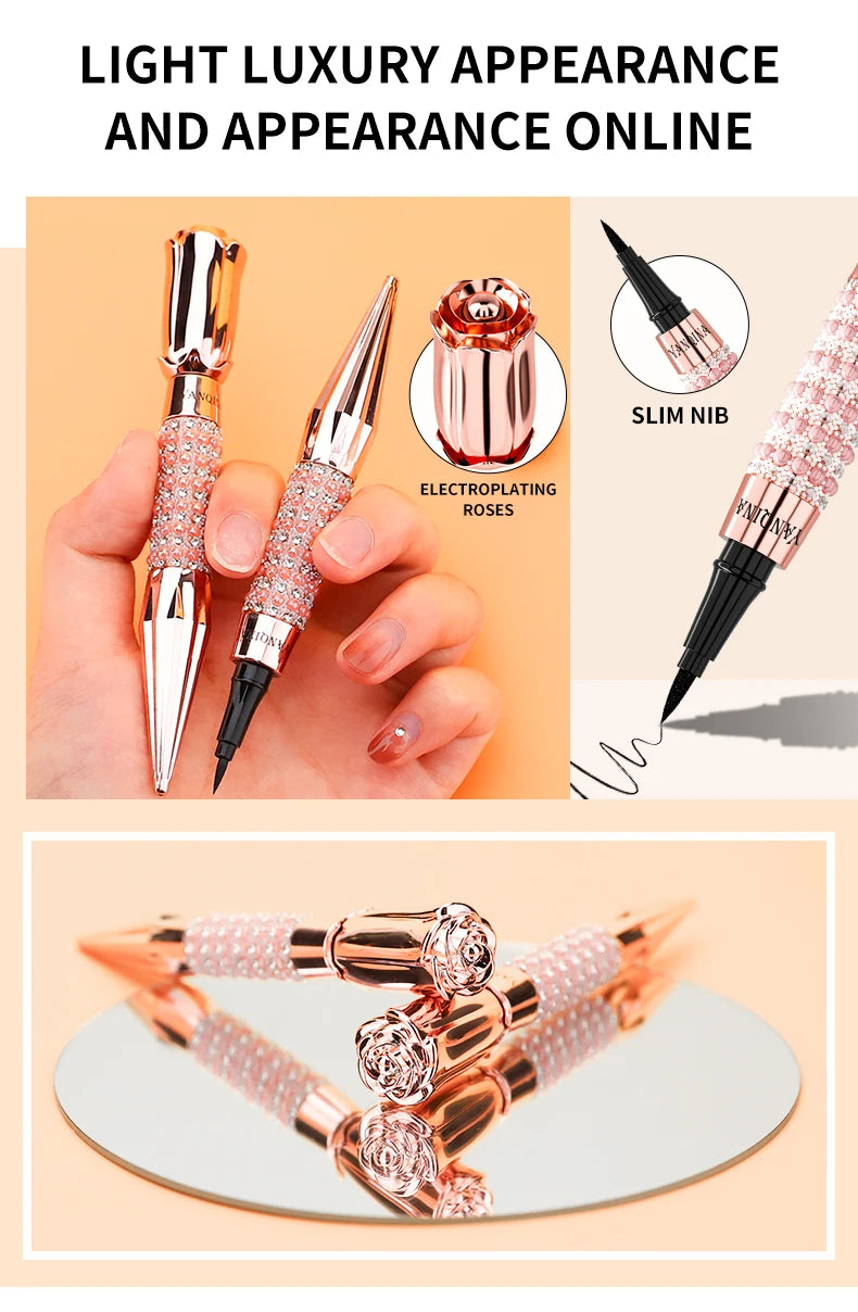 YANQINA Precision Liquid Eyeliner Pen – Waterproof, Long-Lasting, Quick-Dry