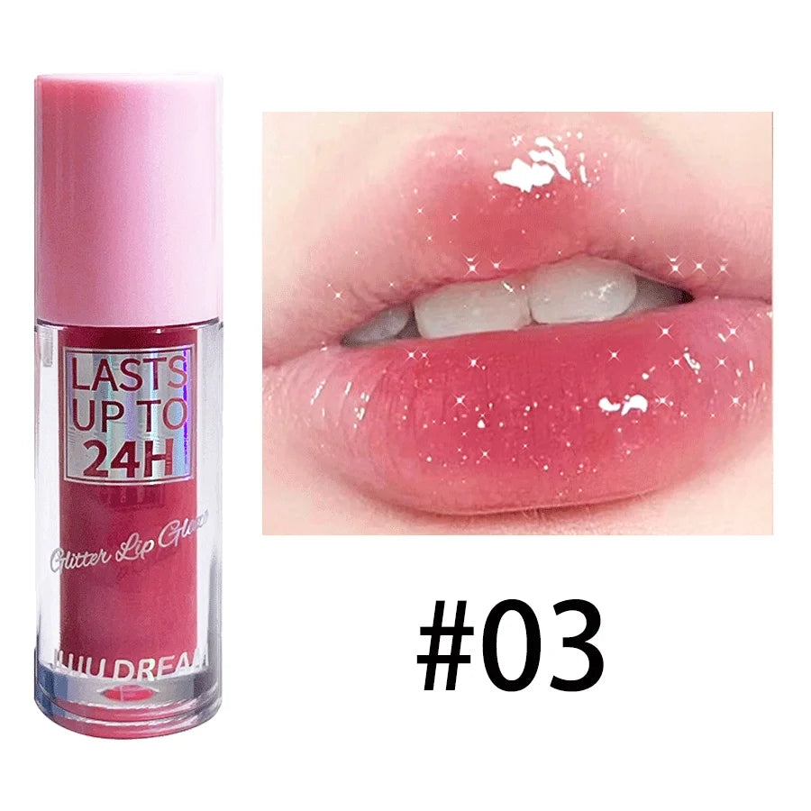 Brillo labial JUJU Dream Flowing Light Glitter: duradero, hidratante y resistente al agua