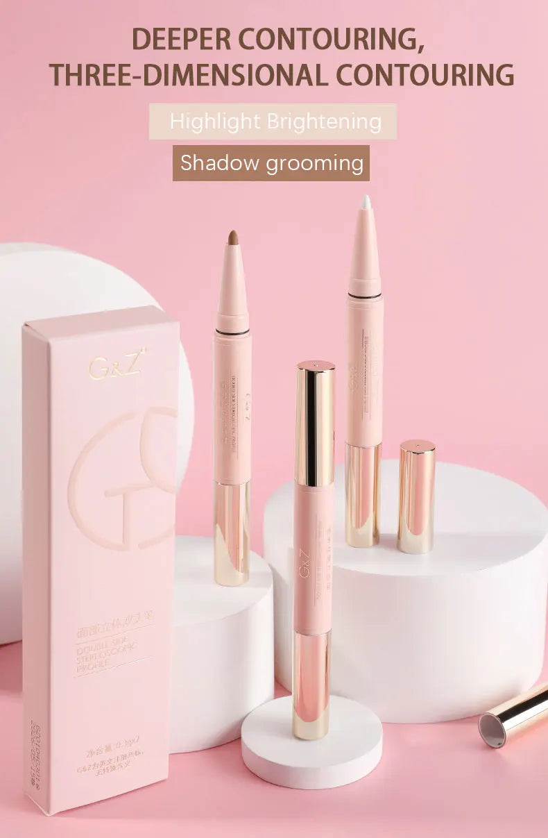 G&Z 2-in-1 Contour & Highlight Pen – Dual Head Facial Shaping Stick