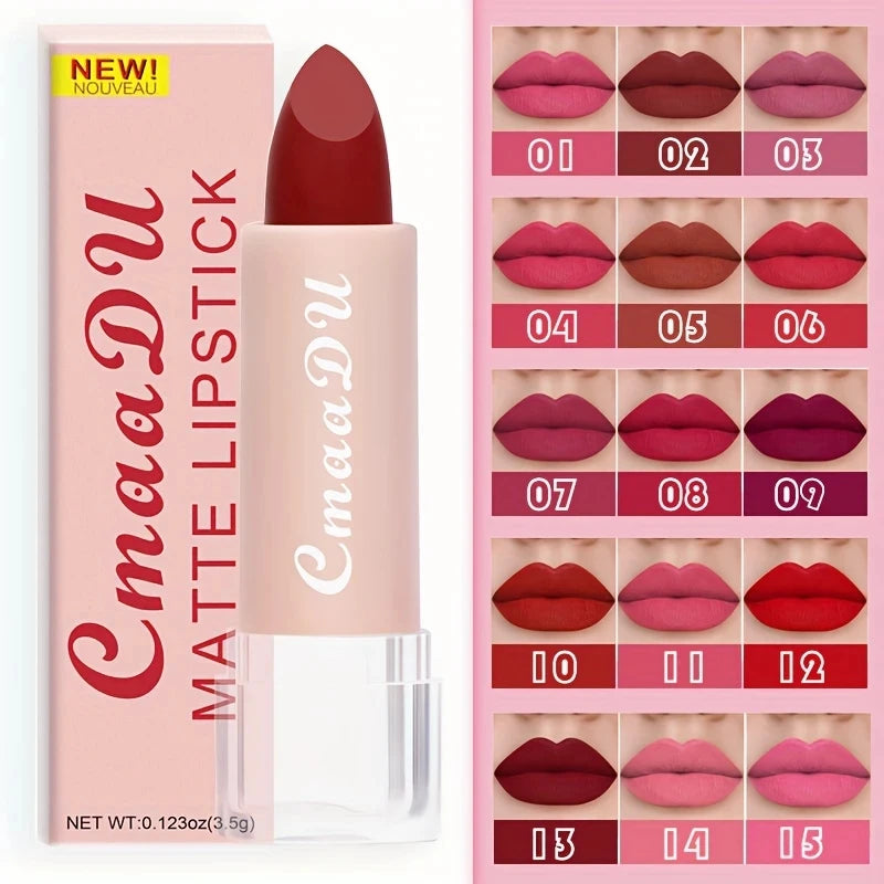 cmaadu Velvet Matte Lipstick – Long-Lasting, Waterproof & Moisturizing Gloss