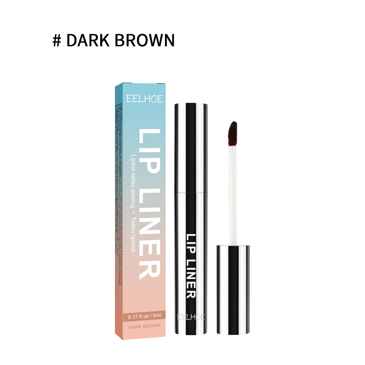 Delineador de labios despegable EELHOE: resistente al agua y duradero, con efecto tatuaje.