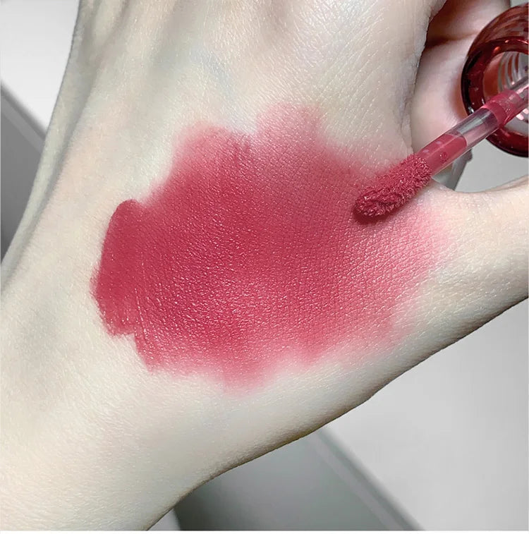 SHAQINUO Velvet Matte Mousse Lip Glaze – Long-Lasting Soft Mist Lipstick