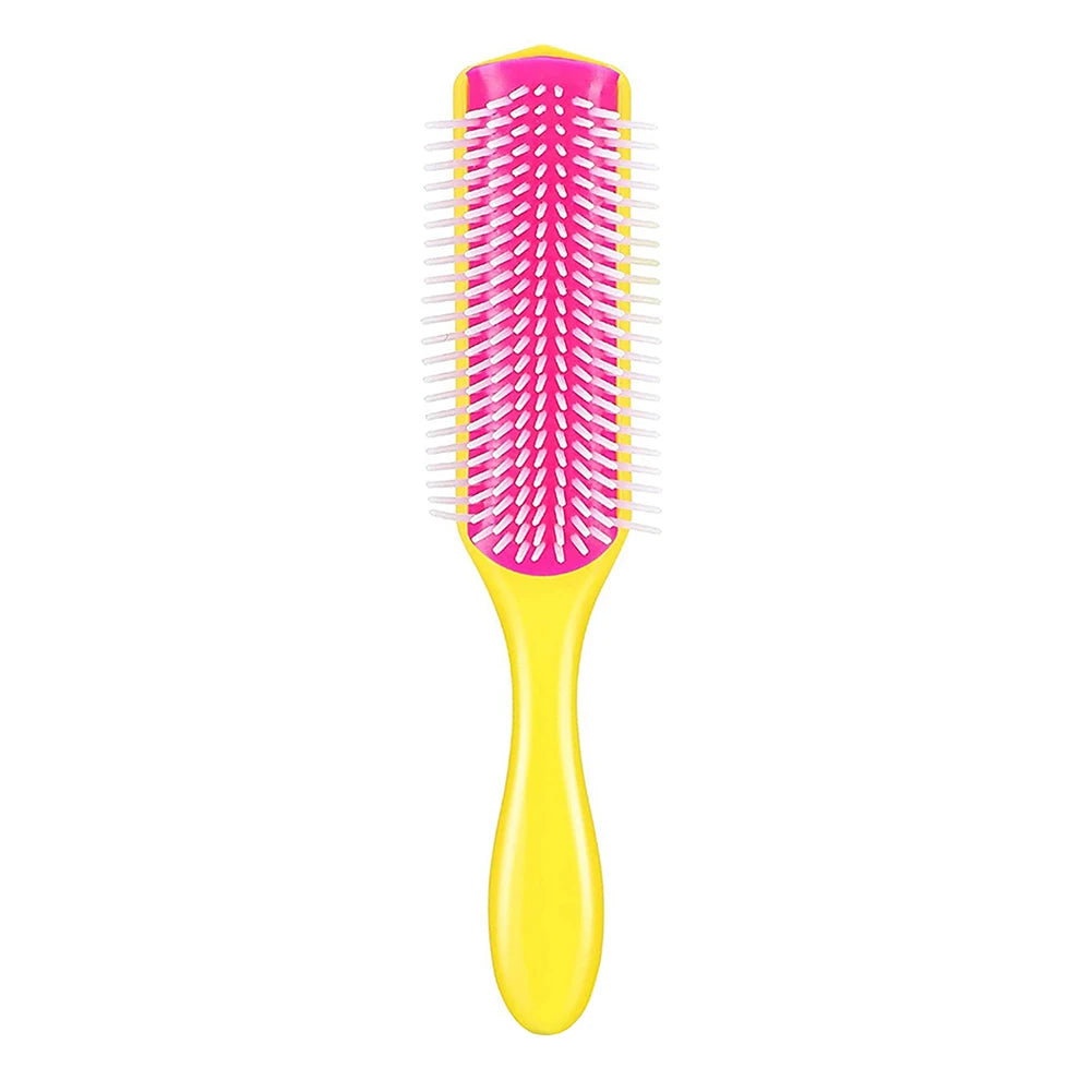 APWIKOGER 9-Row Detangling Hair Brush – Wet & Curly Hair Detangler with Scalp Massager
