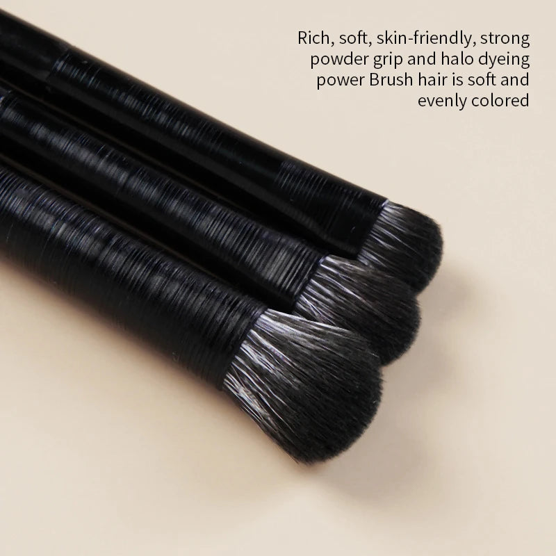 LuxuryGlow 6PCS Natural Eye Makeup Brush Set – Eyeshadow, Eyebrow & Eyeliner Tools