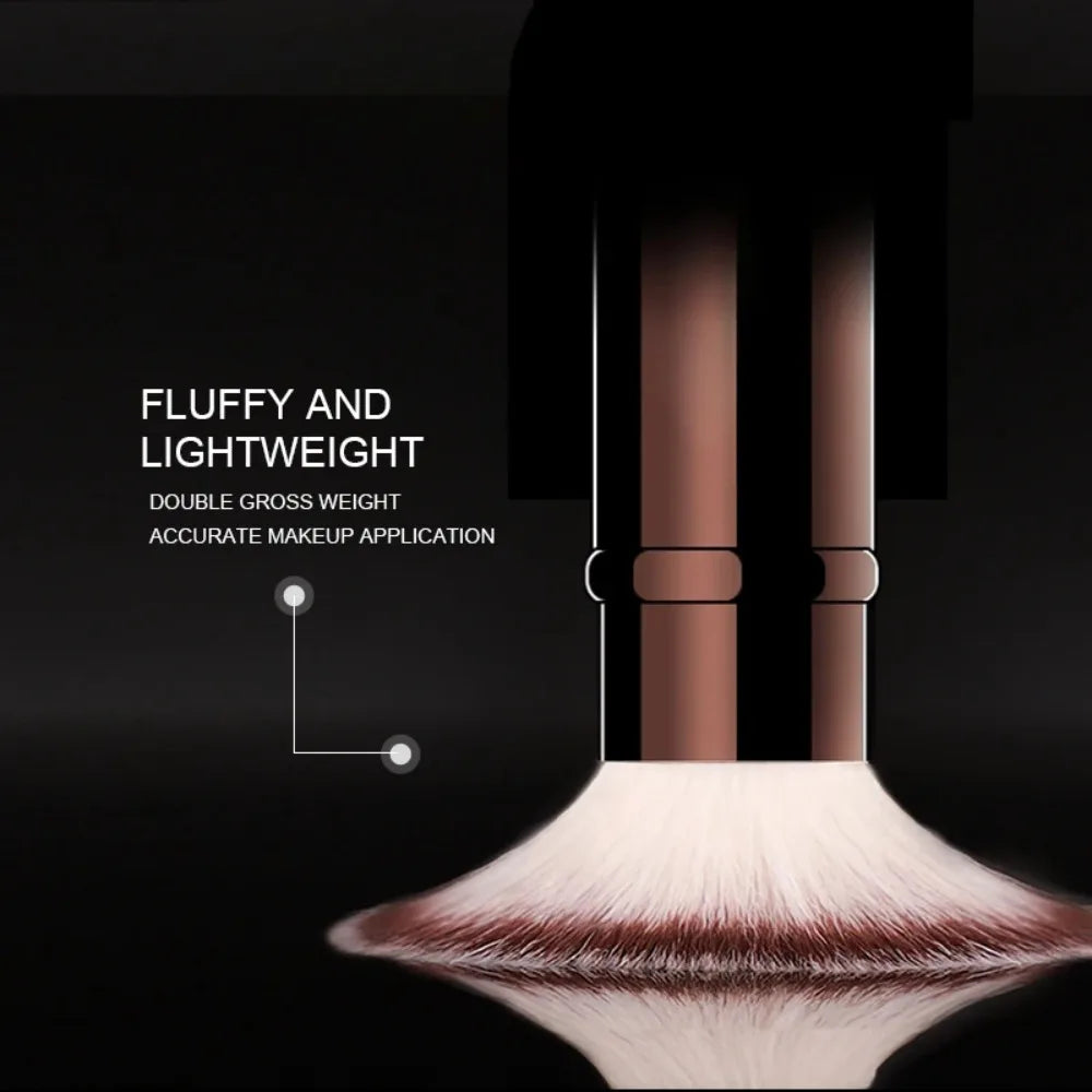 LuxuryGlow Seamless Finish Foundation Brush — Soft Fiber, Flawless Application & Smooth Coverage