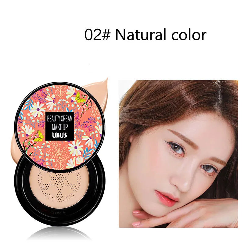 SADOER Air Cushion CC Cream con efecto hongo: base hidratante y de larga duración