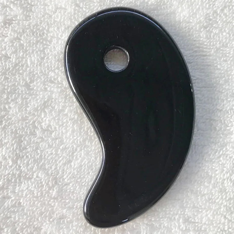 Herramienta de masaje Gua Sha YUKUI para rostro, cuello y cuerpo: Tabla de raspado de resina