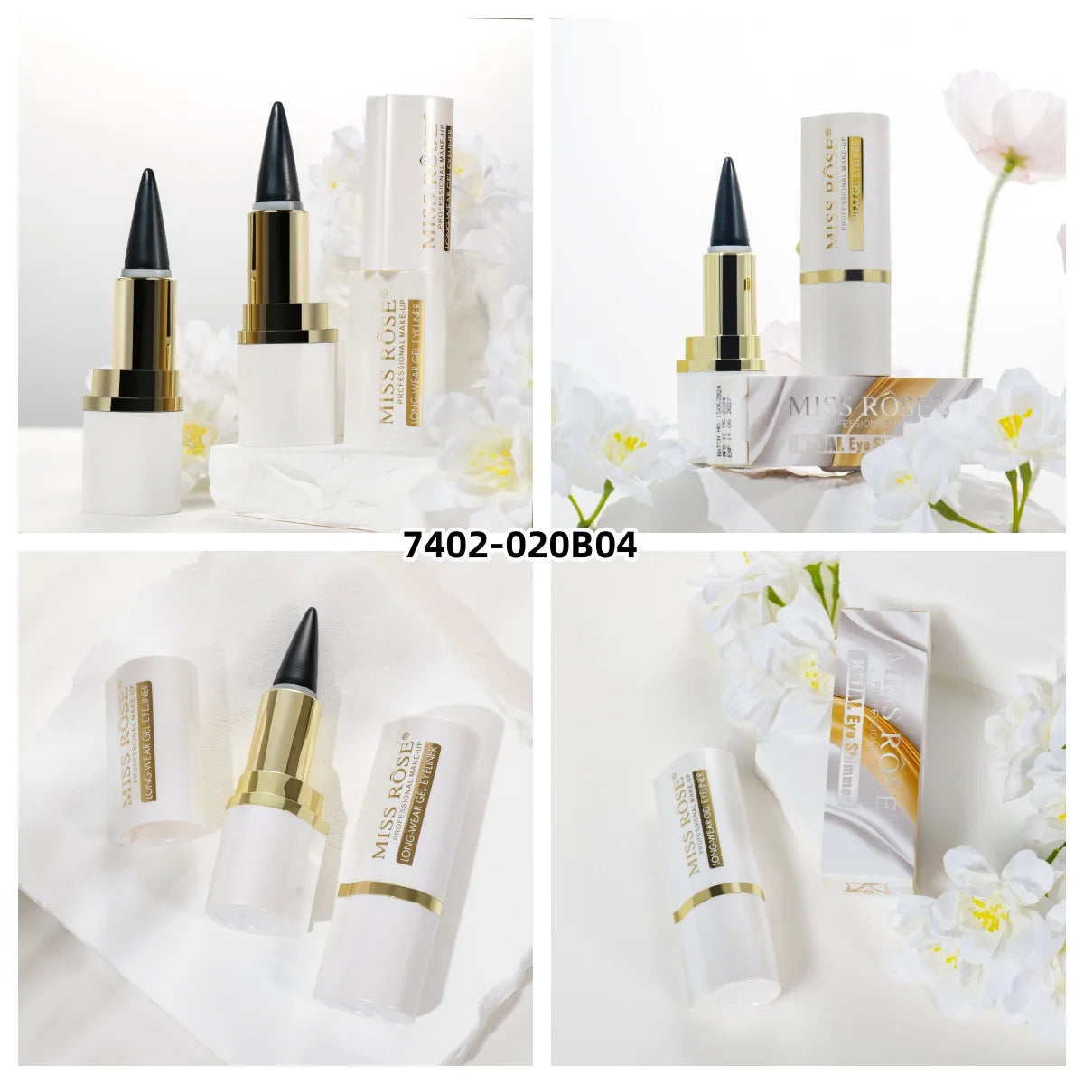 Lápiz delineador cremoso a prueba de agua LuxuryGlow: fácil de deslizar, resistente a las manchas, de larga duración.