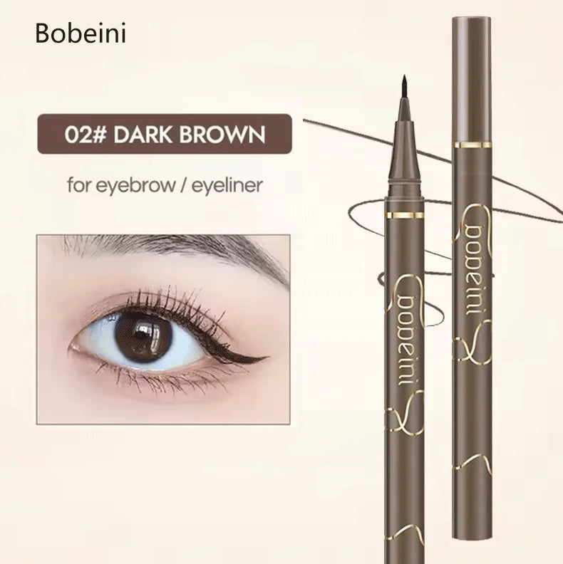 LuxuryGlow 4-Color Waterproof Fine Tip Eyeliner – Quick-Dry, Long-Lasting, Smudge-Proof
