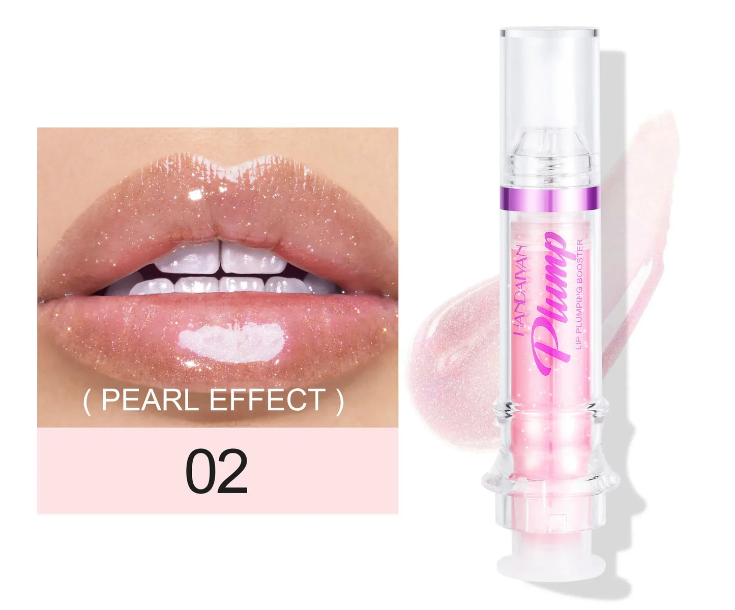 LuxuryGlow PLUMP POUT Lip Plumping Gloss – High Shine & Volumizing Lip Oil