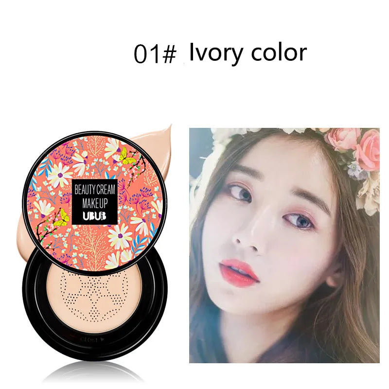 SADOER Air Cushion CC Cream con efecto hongo: base hidratante y de larga duración