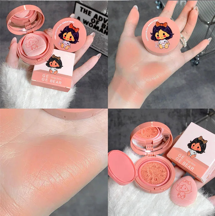 Gege Bear Cushion Blush by Gege Bear – Long-Lasting, Blendable & Whitening Finish
