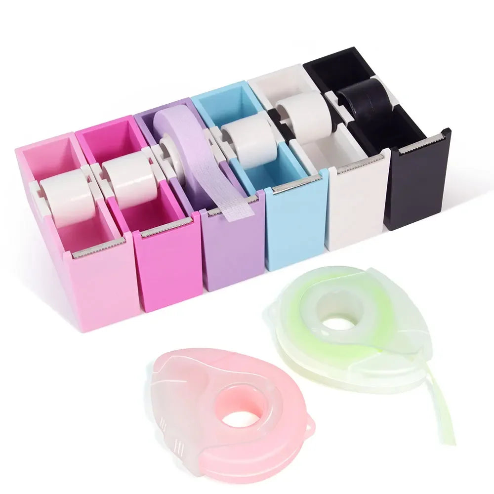 ZXZZS Lash Tape Cutter Tool – Rotating Eyelash Extension Tape Splitter for Grafting & Makeup Use