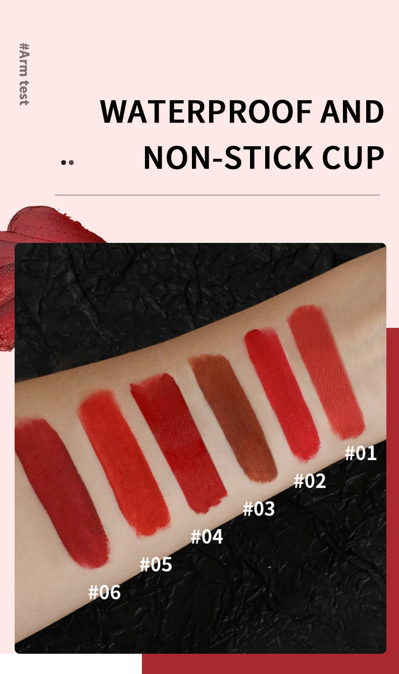 BVG Velvet Matte Lip Gloss – Long-Lasting, Waterproof & Non-Stick Color