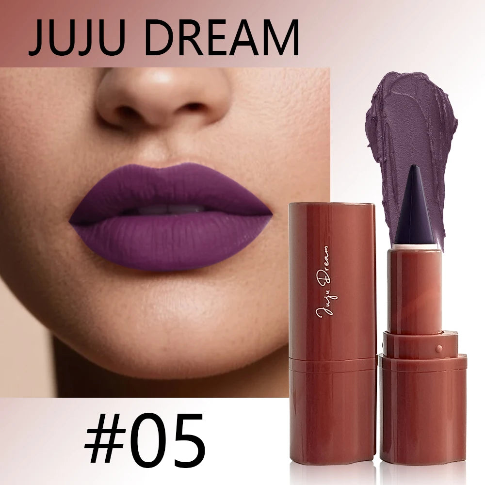 Delineador de labios mate aterciopelado JUJU Dream: duradero, resistente al agua y de aplicación suave.