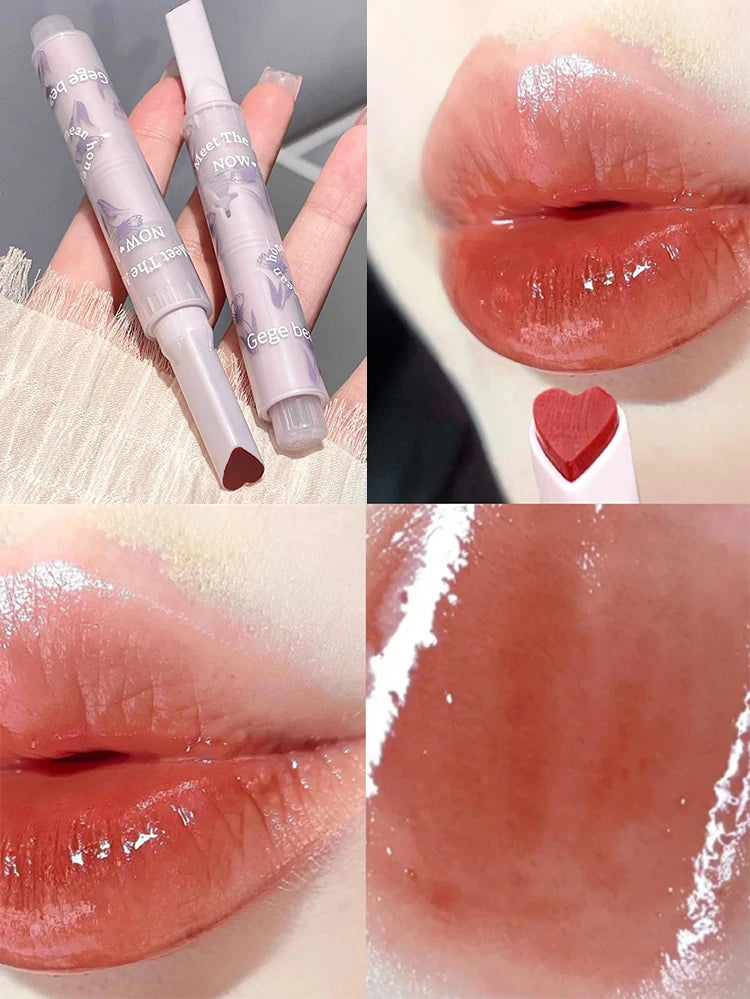 Lápiz labial Gege Bear Honey: labial hidratante en gelatina con acabado brillante.