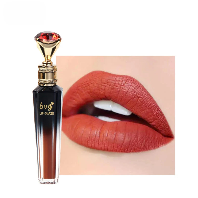 BVG Velvet Matte Lip Gloss – Long-Lasting, Waterproof & Non-Stick Color