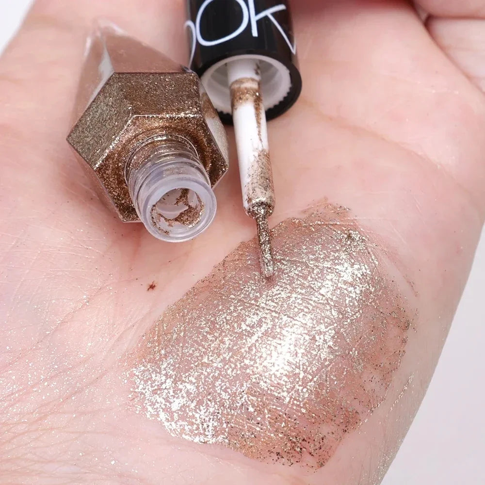 SAKSRAAR Diamond Glitter Eyeliner & Eyeshadow – Waterproof, Shimmer, Long-Lasting (2.5g)