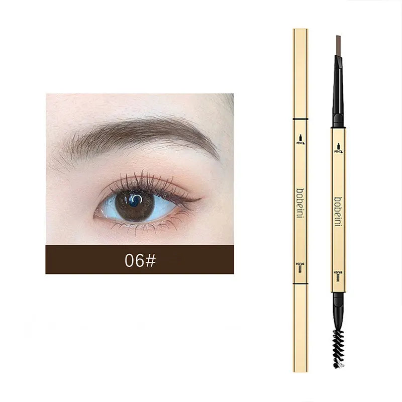 LuxuryGlow Double-Ended Eyebrow Pencil – Waterproof, Long-Lasting & Natural Finish
