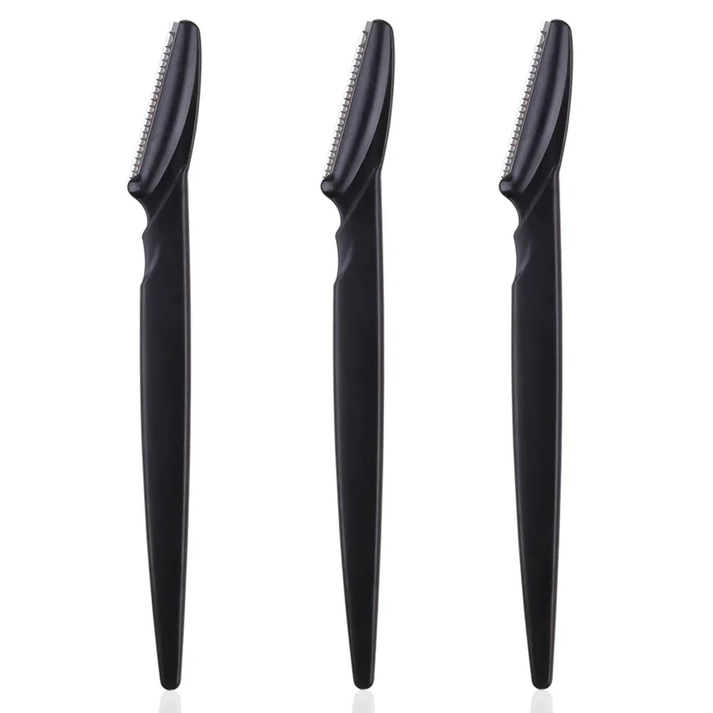 LuxuryGlow - Set de 3/10 afeitadoras recortadoras de cejas seguras: depilación facial de precisión para mujeres