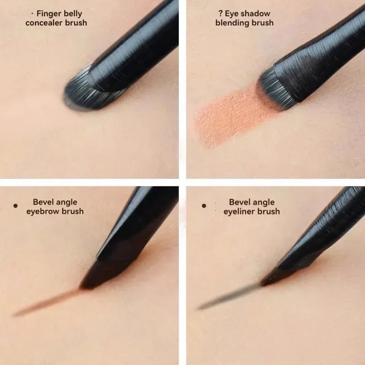 LuxuryGlow 10-Piece Soft Eyeshadow Brush Set – Precision Eye Makeup Tools