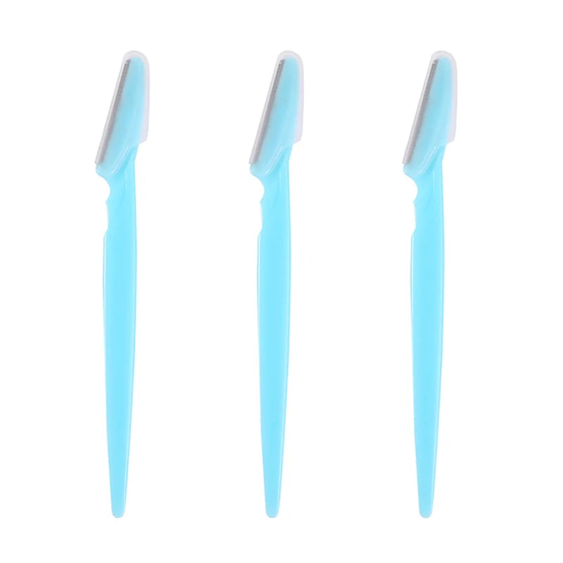LuxuryGlow 5/10/20Pcs Eyebrow & Face Razors for Women & Men – Safe Hair Trimmer with Protective Cover