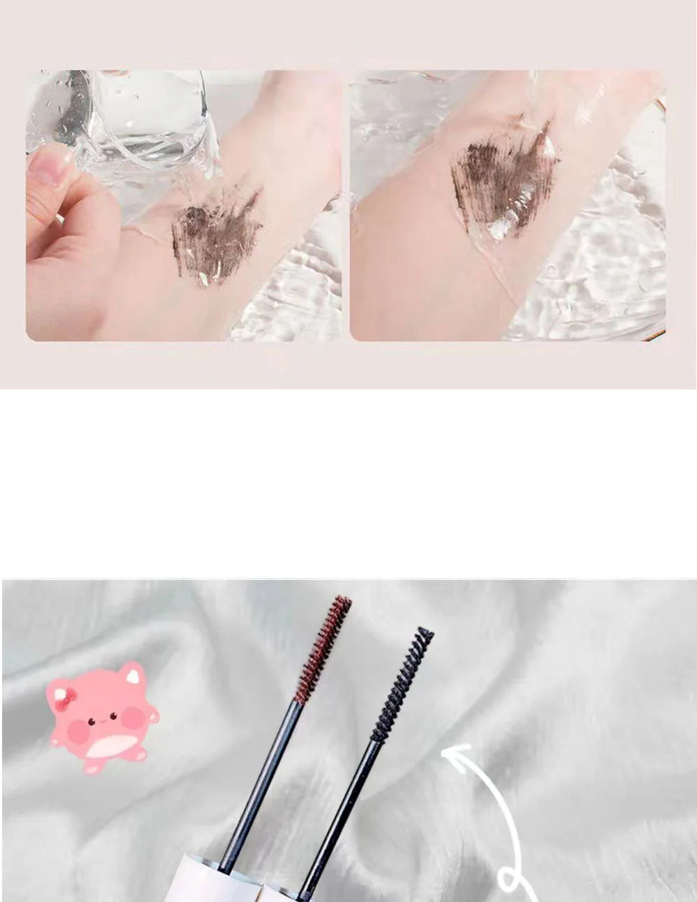 LuxuryGlow Ultra-Fine Brush Head 3D Black Mascara – Lengthening & Waterproof