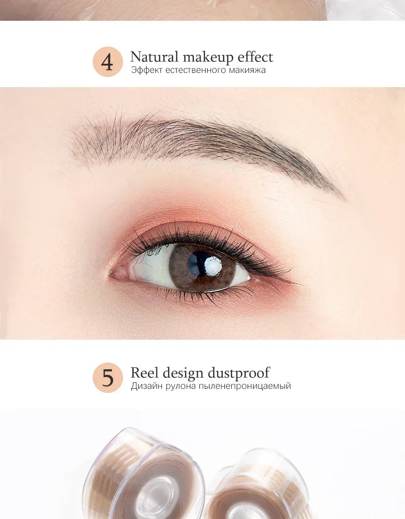 JPNPL MJ 600 Pcs Double Eyelid Tape – Invisible Self-Adhesive Eye Lift Stickers