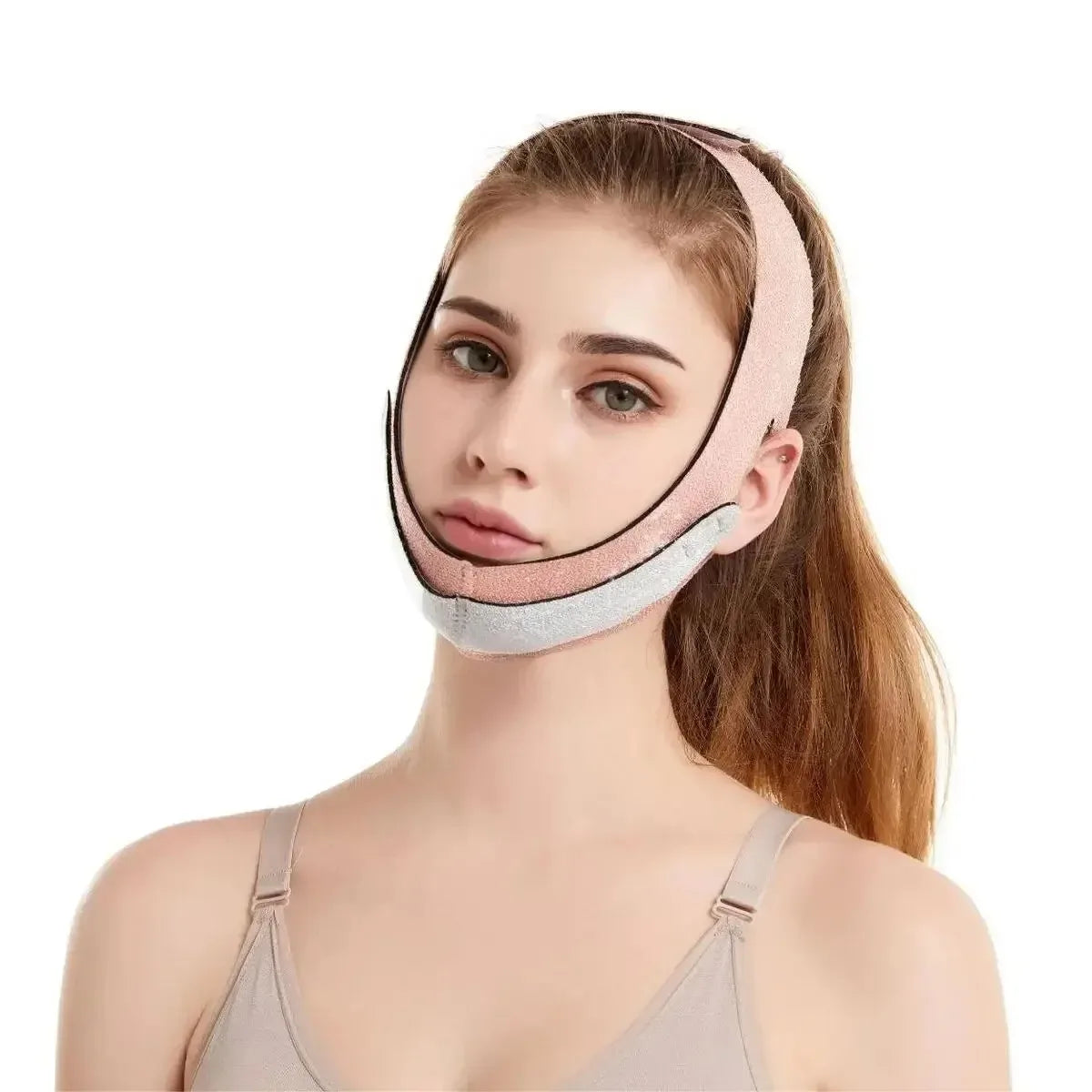 LuxuryGlow Slimming Face Belt — Double Chin Reducer & V Face Lifting Mask for All Face Shapes
