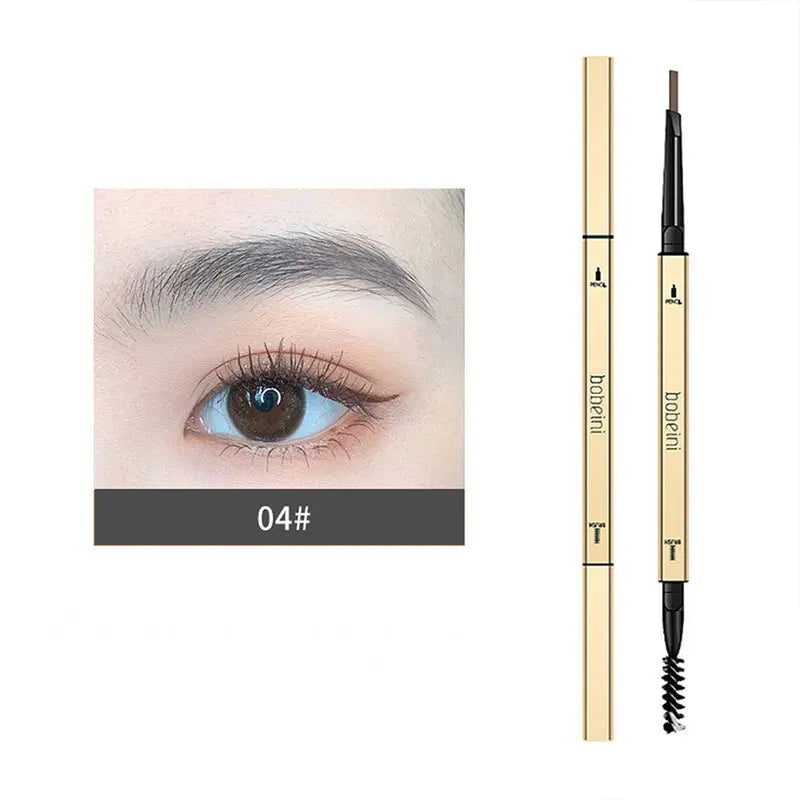 LuxuryGlow Double-Ended Eyebrow Pencil – Waterproof, Long-Lasting & Natural Finish