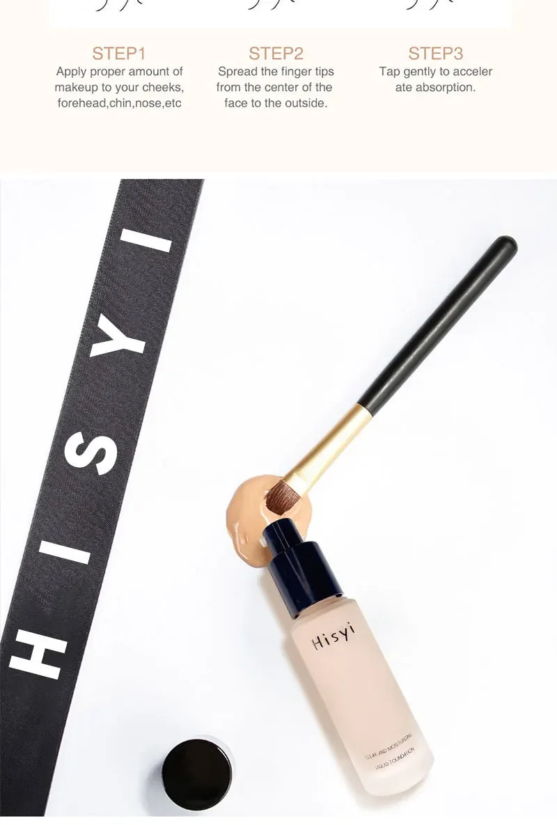 كريم أساس سائل عالي التغطية من LuxuryGlow - قاعدة مقاومة للماء والتحكم في الزيوت
