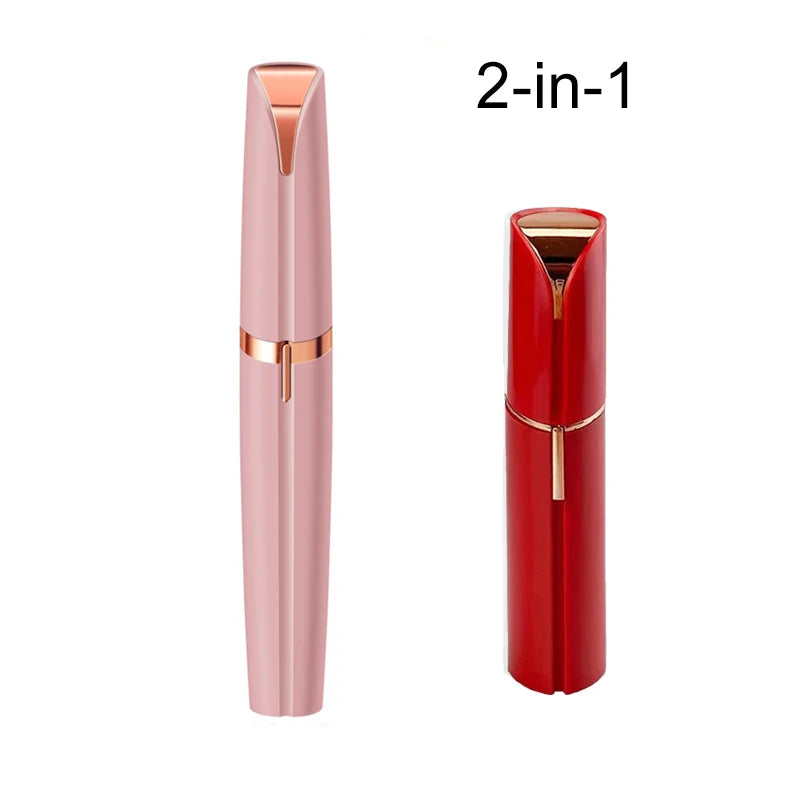LuxuryGlow Women’s Electric Epilator & Eyebrow Trimmer | Portable Face & Body Shaver
